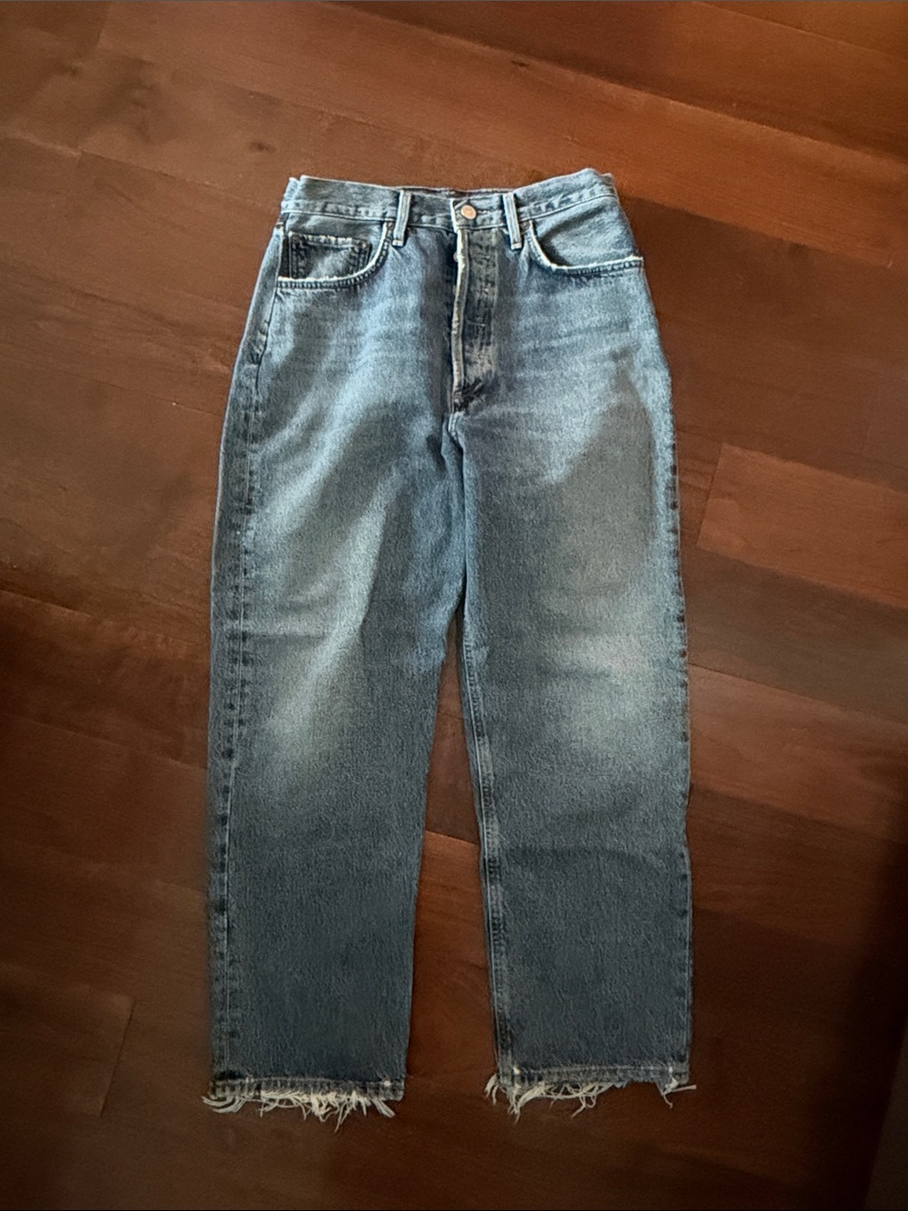 Mid rise loose 90s crop AGOLDE